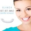 Giural False Teeth Veneers White Dentures for Upper and Lower Teeth, Temporary Fake Teeth Veneers, Instant Veneers Dentures Snap on Dentures Clip in Veneers Teeth for Men Women Confident Smile view 1