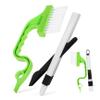 Healeved 4pcs Window Track Cleaning Brush Versatile Groove Cleaning Tools for Dust Removal Homes Offices and Kitchens Includes Handheld Brushes view 1