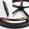 24 inch Wheelchair Rear Wheel, Elderly, Disabled Electric Wheelchair Accessory, Replacement Wheel, Non-Slip Solid Wheel/Black/24Inch(2 Counts) view 4