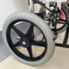16 Inch Wheelchair Accessories - Rear Wheels Replacement - Solid Tires, Walker Wheels, With 14Mm Mounting Screw, Easy To Install view 2