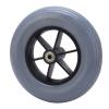 194mm Gray Electric Wheelchair Wheel Non Slip No Noise Stable PU Wheelchair Caster Replacement view 4