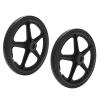1 Pair of 14inch Wheelchair Rear Wheels, Wheelchair Wheel Accessory, Solid Tire 141.75, for Manual Wheelchair, Walker view 1