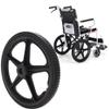 1 Pair of 14inch Wheelchair Rear Wheels, Wheelchair Wheel Accessory, Solid Tire 141.75, for Manual Wheelchair, Walker view 2