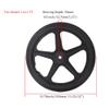 1 Pair of 14inch Wheelchair Rear Wheels, Wheelchair Wheel Accessory, Solid Tire 141.75, for Manual Wheelchair, Walker view 3