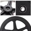 1 Pair of 14inch Wheelchair Rear Wheels, Wheelchair Wheel Accessory, Solid Tire 141.75, for Manual Wheelchair, Walker view 4