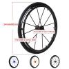 24inch Sports Wheelchair Rear Wheels, Wheelchair Wheel Replacement, Quick Release Rear Wheels, Inflatable Wheel Accessories, Aluminum Hub, 12.7mm Bearing, Set of 2 (Color : Orange) view 2