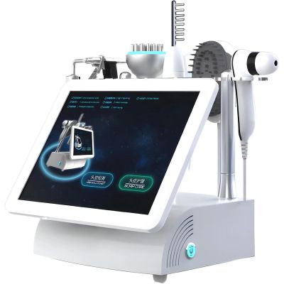 KEhtu Smart Hair Detector, Multifunctional Scalp Care Integrated Instrument with 15-inch Touch Screen, 4 Image Freeze Storage and 4 Spectrum Detection, Cloud Storage Customer Files