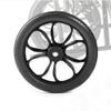 14inch Replacement Wheelchair Wheels, Wheelchair Rear Wheels Assembly, Black Non-Pneumatic Tires, Manual Wheelchairs Rear Wheels (Size : X2) view 1