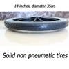 14inch Replacement Wheelchair Wheels, Wheelchair Rear Wheels Assembly, Black Non-Pneumatic Tires, Manual Wheelchairs Rear Wheels (Size : X2) view 4