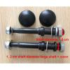 16Inch Wheelchair Wheels Replacement, Black Pneumatic Tires with 12 Mm/14 Mm Bearing/14Mm Bea view 4
