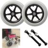 12/300Mm Solid Wheelchair Replacement Wheels, Non-Pneumatic Replacement Wheel for Manual Wheelchair, 12 1/2 X 2 1/4 Non-Slip Rubber Wheelchair Wheels,Gray,35Cm(14Inch)/Grey/35Cm(14Inch) view 1