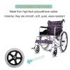 2 Pcs Front Wheelchair Wheel Solid Wheel Replacement, Anti-Slip Rubber Wheel 6 Inch 7 Inch 8 Inch, Wheelchair Caster Wheel, Anti-wear, Non-Slip, For Manual Wheelchairs Rollators Walkers view 2