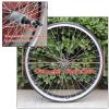 1 Pair Wheelchair Rear Wheel, Replacement Wheel For Rollators, Tires Wheels Assembly, Solid Wheel, Wear-resistant, Built-in Ball Bearings, UniversalFor Wheelchair Accessories Parts view 3