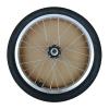 16Inch Wheelchair Wheels Replacement, Black Pneumatic Tires with 12 Mm/14 Mm Bearing/12Mm Bea view 1
