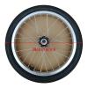 16Inch Wheelchair Wheels Replacement, Black Pneumatic Tires with 12 Mm/14 Mm Bearing/12Mm Bea view 2
