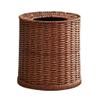 ZHXQRP Round and oval wicker waste bins with removable liner. Organizer for bathroom, kitchen, bedroom, home, and office.,23 * 26cm/9 * 10.2in view 1