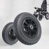 1 Pair Electric Wheelchair Frontor Wheels,Solid Tires Replacement Wheelchair Wheel 8 inch Walkers Anti-Slip Wheels view 1