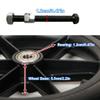 12 Inch Wheelchair Wheels Replacement Manual Wheelchair Wheels Rear Wheel Anti-Puncture Solid Wheel 2 Pieces Grey Rubber Wheel with Screws view 4