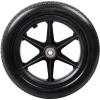 12-1/2 Inch By 2-1/4 Inch Wheelchair Rear Wheels Replacement, Rear Wheels for Wheelchair, PU Solid Tire Caster Assembly, Bearing 12mm (15/32"), 2 Pcs (Color : Black) view 4