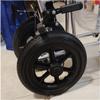 16 Inch Wheelchair Accessories - Rear Wheels Replacement - Solid Tires, Walker Wheels, With 14Mm Mounting Screw, Easy To Install view 2