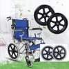 16 Inch Wheelchair Accessories - Rear Wheels Replacement - Solid Tires, Walker Wheels, With 14Mm Mounting Screw, Easy To Install view 3
