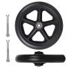2 Pcs Front Wheelchair Wheel Solid Wheel Replacement, Anti-Slip Rubber Wheel 6 Inch 7 Inch 8 Inch, Wheelchair Caster Wheel, Anti-wear, Non-Slip, For Manual Wheelchairs Rollators Walkers view 1