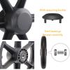 Wheelchair Caster Wheels 2pcs Wheelchair Rear Castor Wheels, Replacement Parts Universals Fit, Can't Inflatable Tire, Replacement Rollator Accessories, Wheelchair Caster Assembly view 4