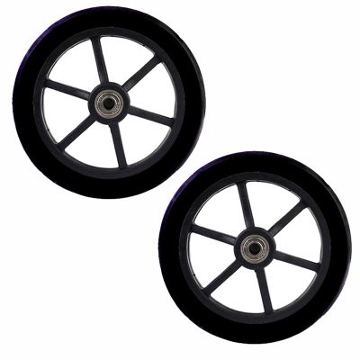 Wheelchair Caster Wheels Tyre Wheelchair Replacement Wheels 6inch, Wheelchair Front Wheel Caster, Solid Non-inflatable Wheelchair Wheels Accessories, Bearing 8mm