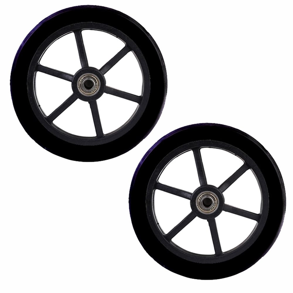 Wheelchair Caster Wheels Tyre Wheelchair Replacement Wheels 6inch, Wheelchair Front Wheel Caster, Solid Non-inflatable Wheelchair Wheels Accessories, Bearing 8mm