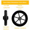 Wheelchair Caster Wheels Tyre Wheelchair Replacement Wheels 6inch, Wheelchair Front Wheel Caster, Solid Non-inflatable Wheelchair Wheels Accessories, Bearing 8mm view 2