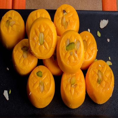 Lily's Special Kesar Peda is a delicious Indian sweet treat to serve during festivities or as a dessert (4)