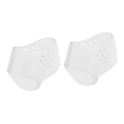 SEWOART 2pcs Height Increasing Socks Silicone Heel Lift Inserts Heel Pads for Height Cushion Inserts Reusable