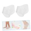 SEWOART 2pcs Height Increasing Socks Silicone Heel Lift Inserts Heel Pads for Height Cushion Inserts Reusable view 2