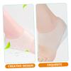 SEWOART 2pcs Height Increasing Socks Silicone Heel Lift Inserts Heel Pads for Height Cushion Inserts Reusable view 3