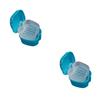 Healvian 2pcs Portable Denture Case Denture Storage Box for False Teeth Small Box for Home Travel Use Random Color view 1