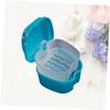 Healvian 2pcs Portable Denture Case Denture Storage Box for False Teeth Small Box for Home Travel Use Random Color view 3