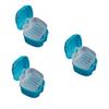 Healvian 3pcs Portable Denture Case for Storage Small Denture Box Retainer for Home Travel Use Random Color view 1