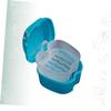 Healvian 3pcs Portable Denture Case for Storage Small Denture Box Retainer for Home Travel Use Random Color view 3
