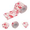 Healvian 4 Rolls Bloody Bloodstain Toilet Paper Scary Halloween Decorative Bathroom Toilet Paper Unique view 2