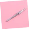Beatifufu 24pcs Essential Beauty Tool Flat Tip Stainless Steel Eyebrow Tweezers for Face Eyebrow Hair Removal Compact Easy to Clean view 4