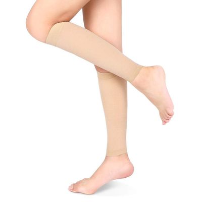 AQUASHIELDING Calf Compression Sleeve, Footless Compressed Socks for Varicose Veins, Shin Splints, Edema Recovery Maternity,M