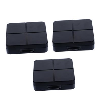 BCOATH Contact Lens Holder and Storage Case 3-Set with Mirror Portable Travel Lens Container Leakproof for Daily Use and Business Trips