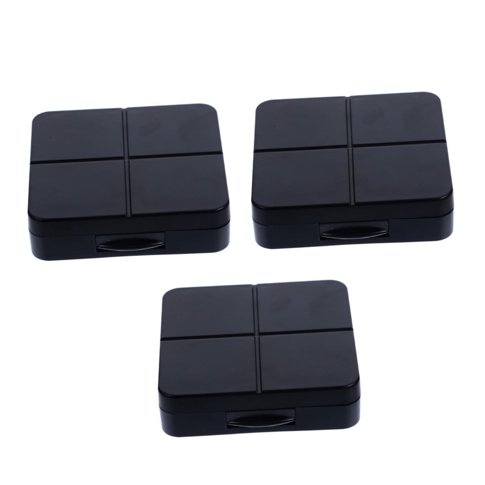 BCOATH Contact Lens Holder and Storage Case 3-Set with Mirror Portable Travel Lens Container Leakproof for Daily Use and Business Trips