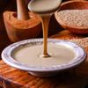By Pufai Grocery, Koska Tahini Sesame Paste Traditional Turkish Dessert Kadayif Pastry Threads dubai Chocolate Paste Tahin Aromatic, typical Arabic oriental speciality 300 Gram view 2