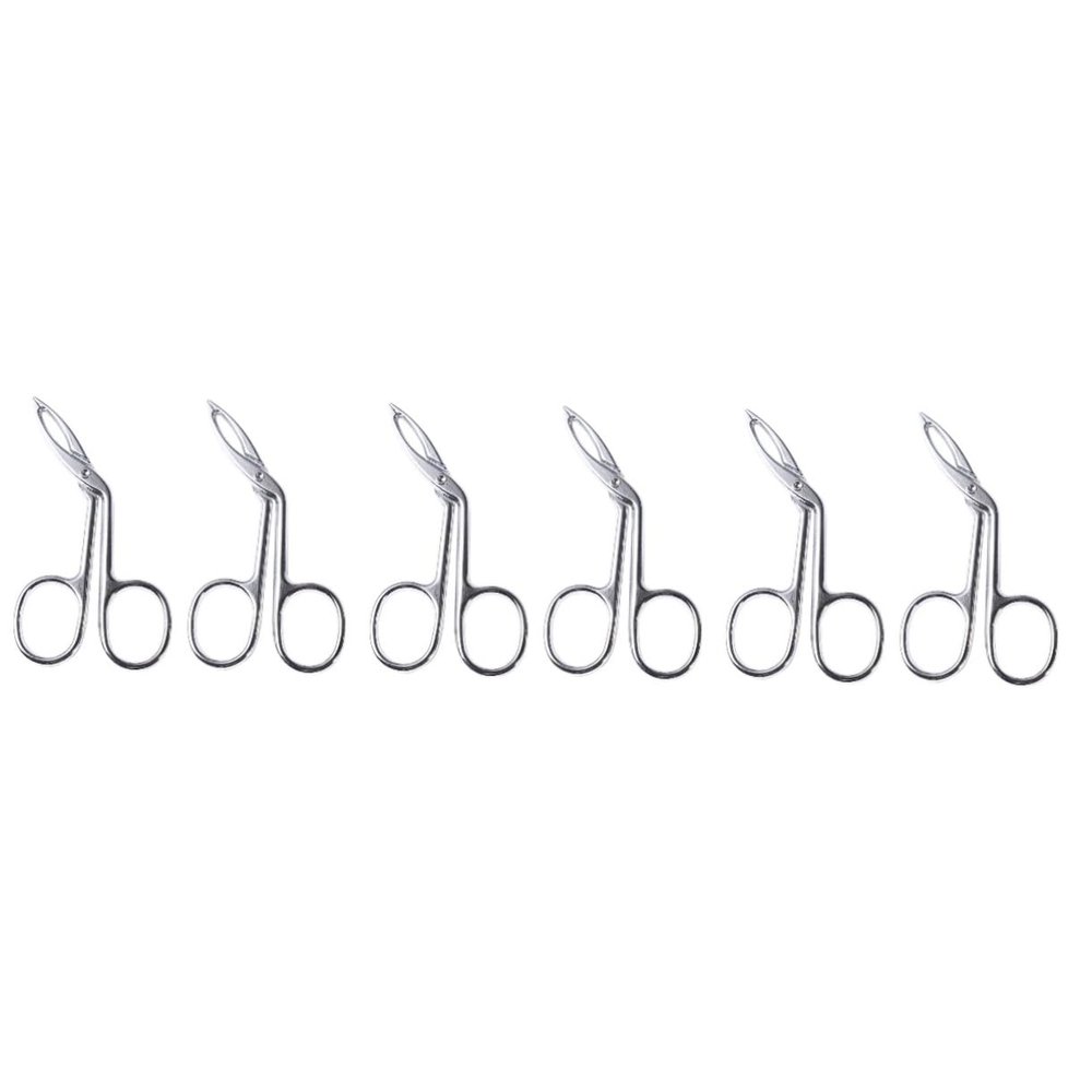 FRCOLOR 6pcs Professional Eyebrow Tweezer Stainless Steel Eyebrow Tweezer Nose Hair Trimmer for Daily Beauty Routine
