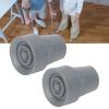 2 Pcs Crutch Tips Replacement Inner Diameter 19mm Crutch Walking Stick Accessories for Heavy Cane Rubber Pad view 4