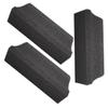 HONMEET 3pcs Beard Sponge Cleaner Hair Catcher for Sink Beard Trimming Sponges Facial Hair Cleaning Brush Set for Men Black view 1