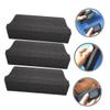 HONMEET 3pcs Beard Sponge Cleaner Hair Catcher for Sink Beard Trimming Sponges Facial Hair Cleaning Brush Set for Men Black view 2