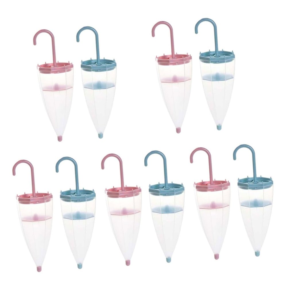 OUNONA 10pcs Moisture Absorber Box for Home Hanging Closet Humidity Absorber Creative Moisture Removing Box for Bedroom Wardrobe