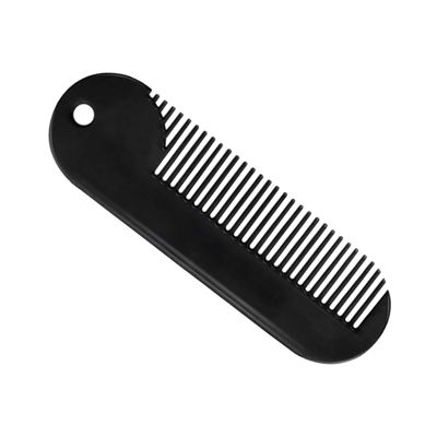 BELLIFFY Zinc Alloy Beard Comb Sturdy Hair Styling Comb Portable Beard Grooming Tool for Men Travel Use Useful